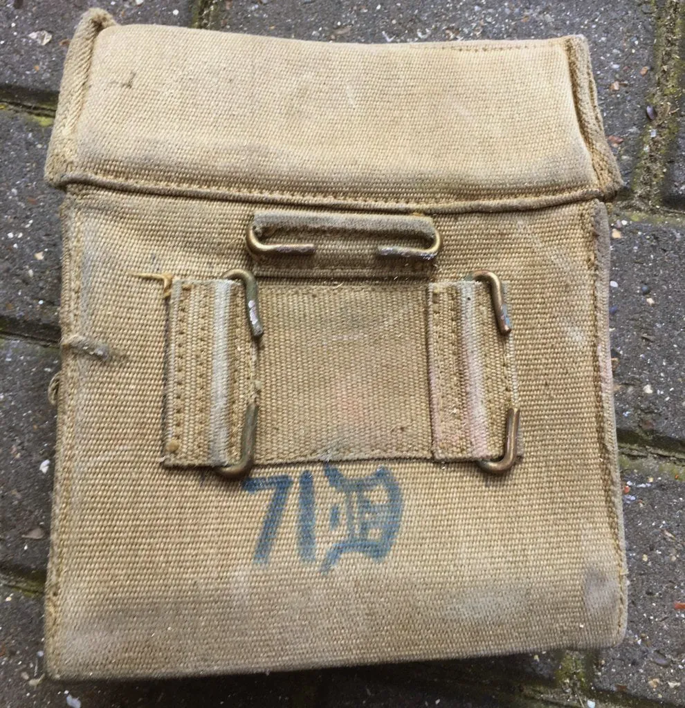 1937 PATTERN BINO CASE, GRADE 1 USED, DATED