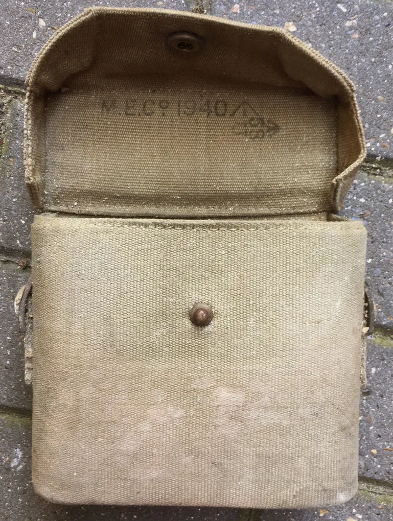 1937 PATTERN BINO CASE, GRADE 1 USED, DATED