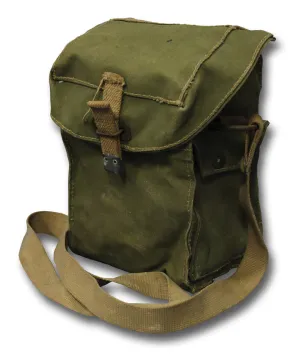 1940s GREEN GAS MASK CASE