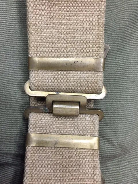 37 PATTERN WEBBING BELT BRASS