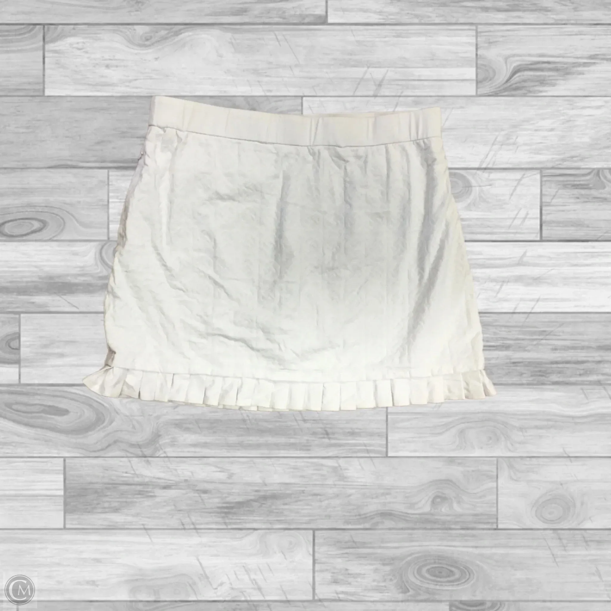 Athletic Skort By Clothes Mentor In White, Size: Xl