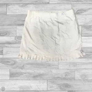 Athletic Skort By Clothes Mentor In White, Size: Xl
