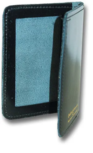BLACK LEATHER POLICE ID HOLDER