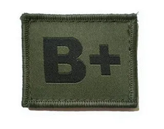 BLOOD GROUP PATCH/BADGE