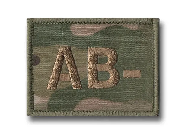 BLOOD GROUP PATCH/BADGE