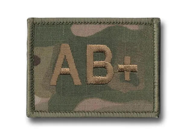 BLOOD GROUP PATCH/BADGE