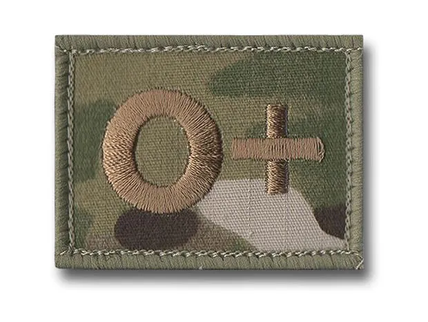 BLOOD GROUP PATCH/BADGE