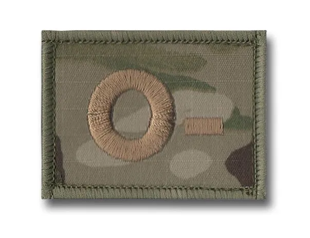 BLOOD GROUP PATCH/BADGE