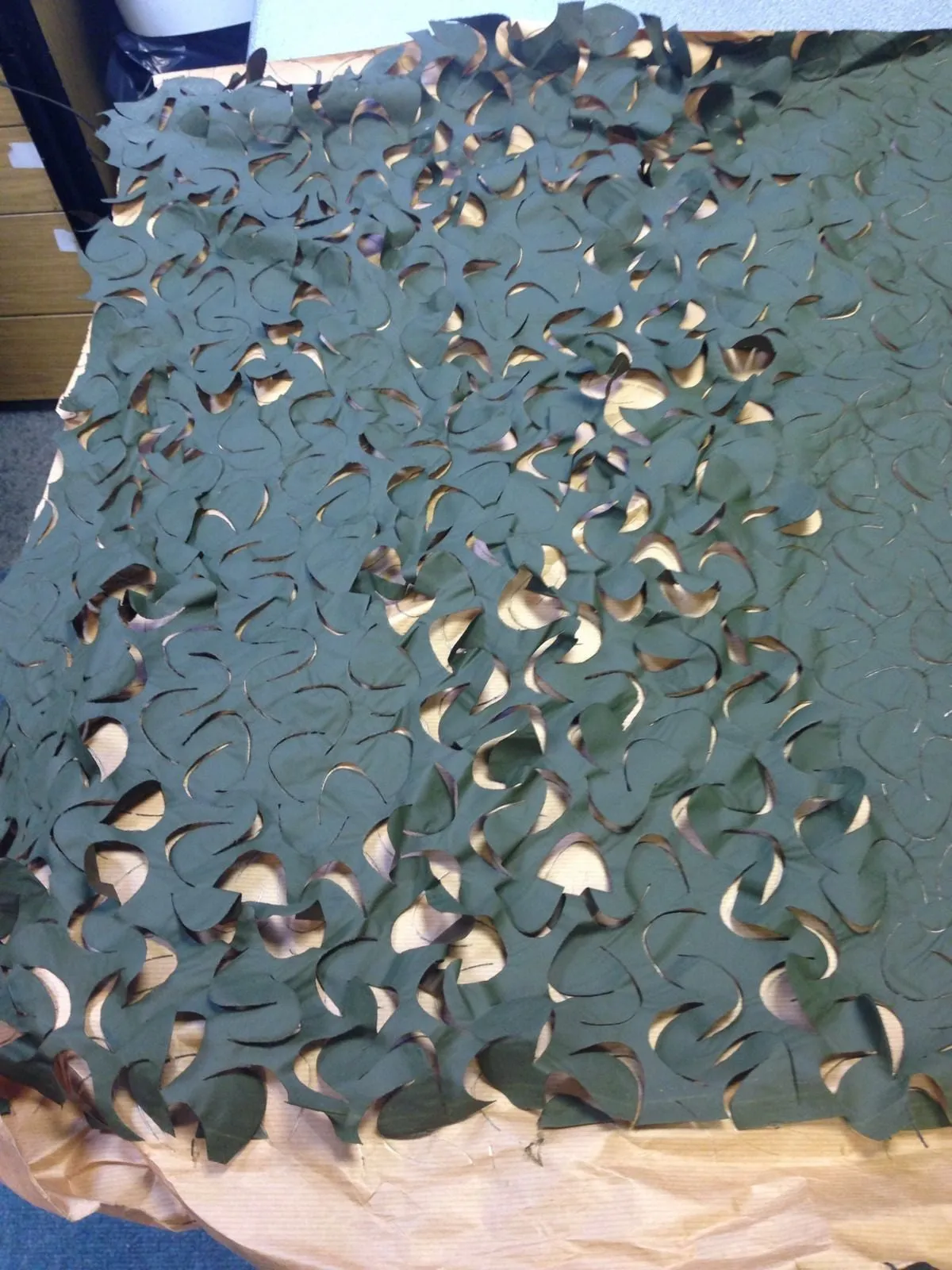 CAMMO COATED LEAFY SCRIM - PER METRE
