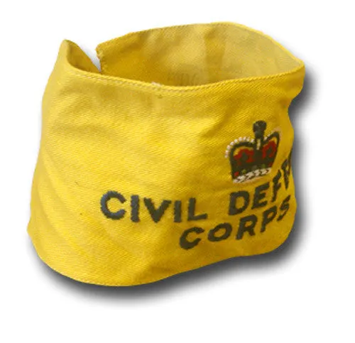 CIVIL DEFENCE CORPS ARMBAND QC