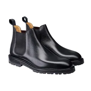 Crockett & Jones Chelsea 11 Black Scotch Grain
