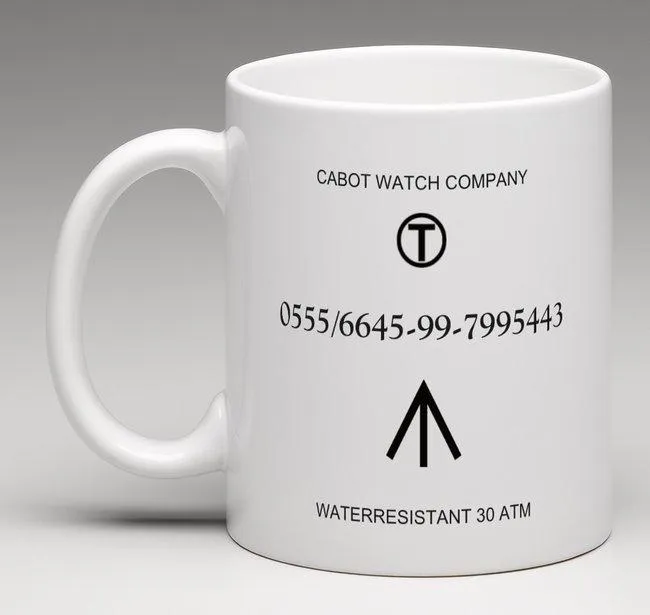 CWC WHITE CERAMIC MUG