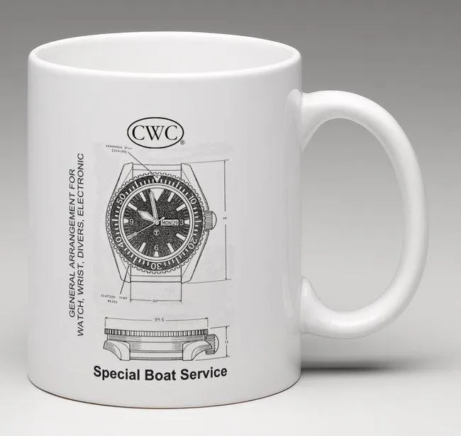 CWC WHITE CERAMIC MUG