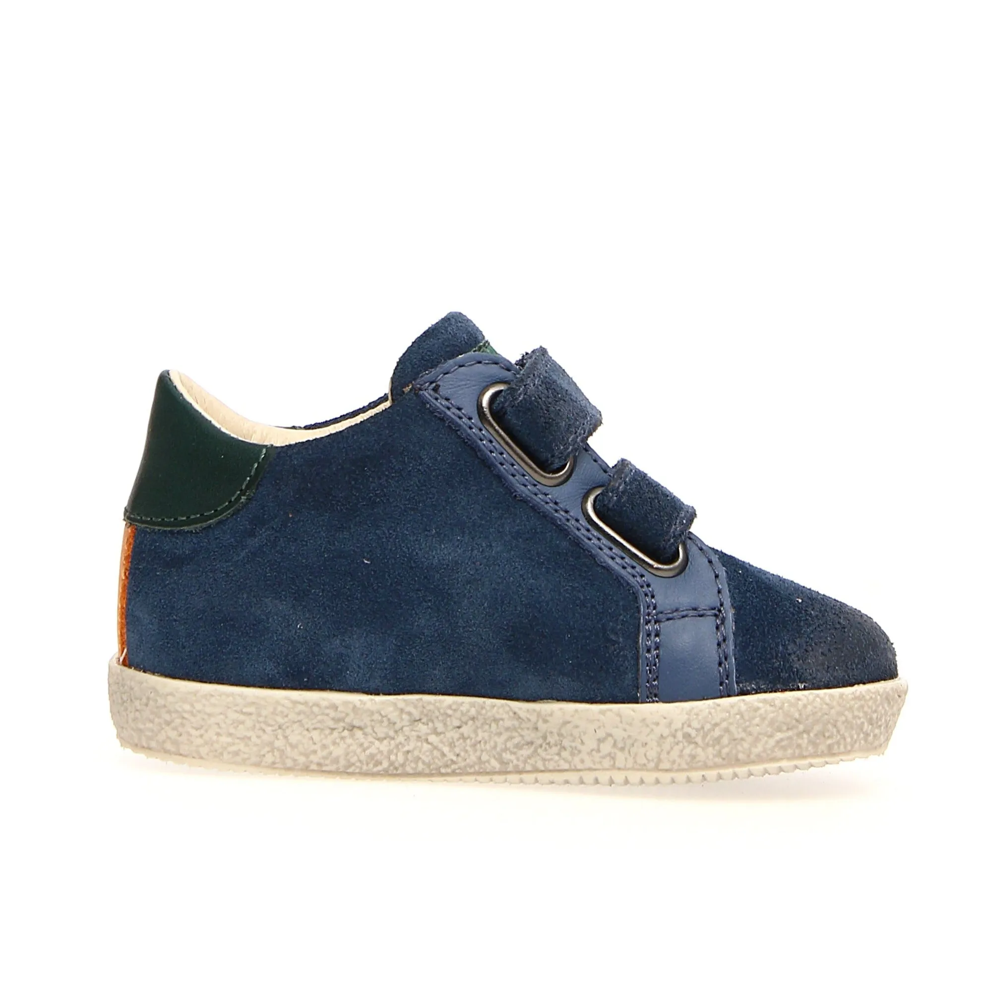 Falcotto Boy's Panki Sneakers, Indigo/Orange