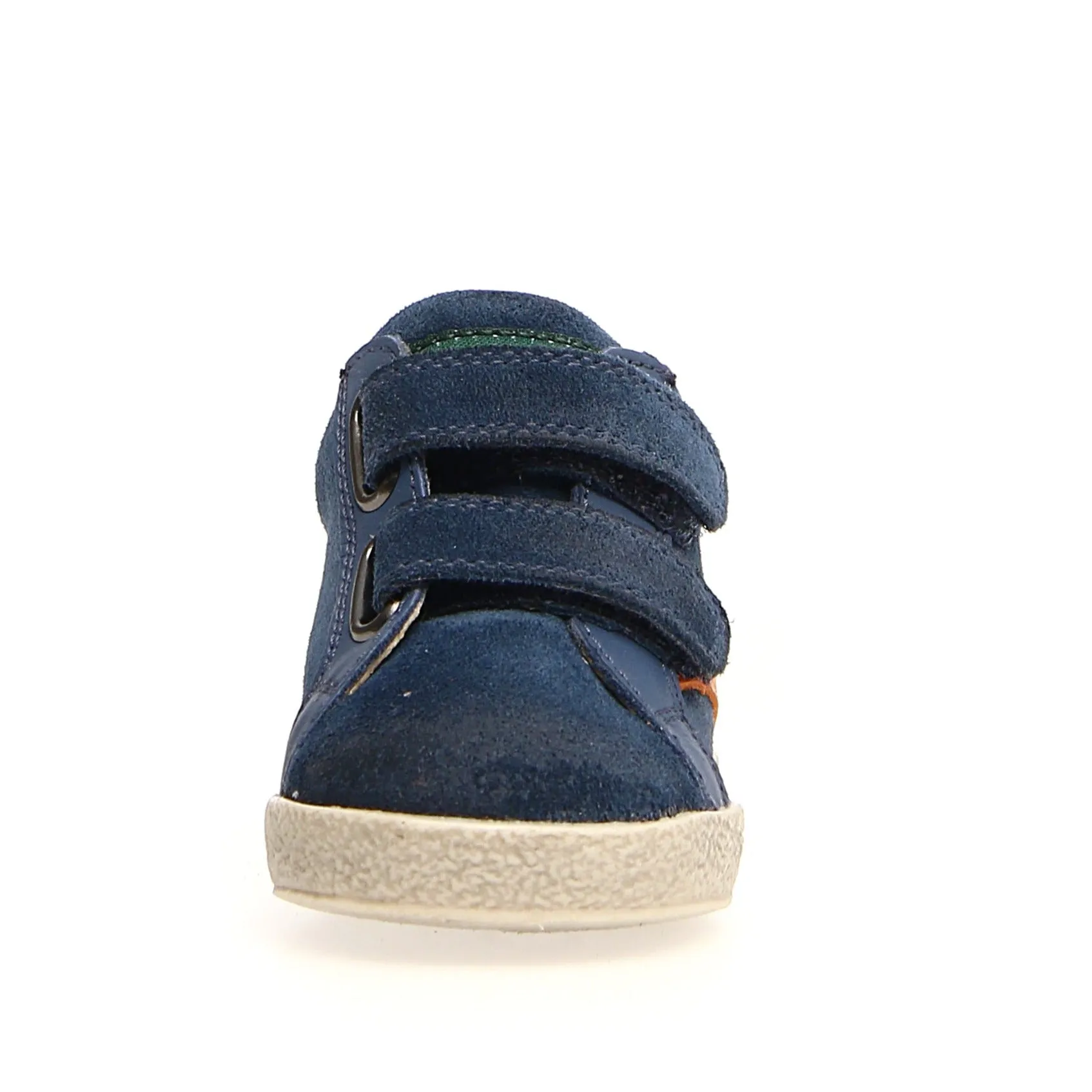 Falcotto Boy's Panki Sneakers, Indigo/Orange