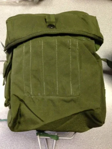 GREEN CORDURA MOTORCYCLE PANNIERS