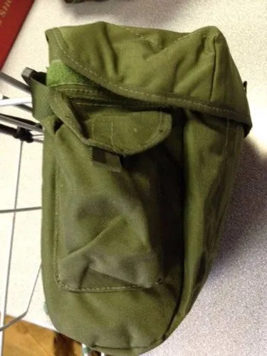 GREEN CORDURA MOTORCYCLE PANNIERS