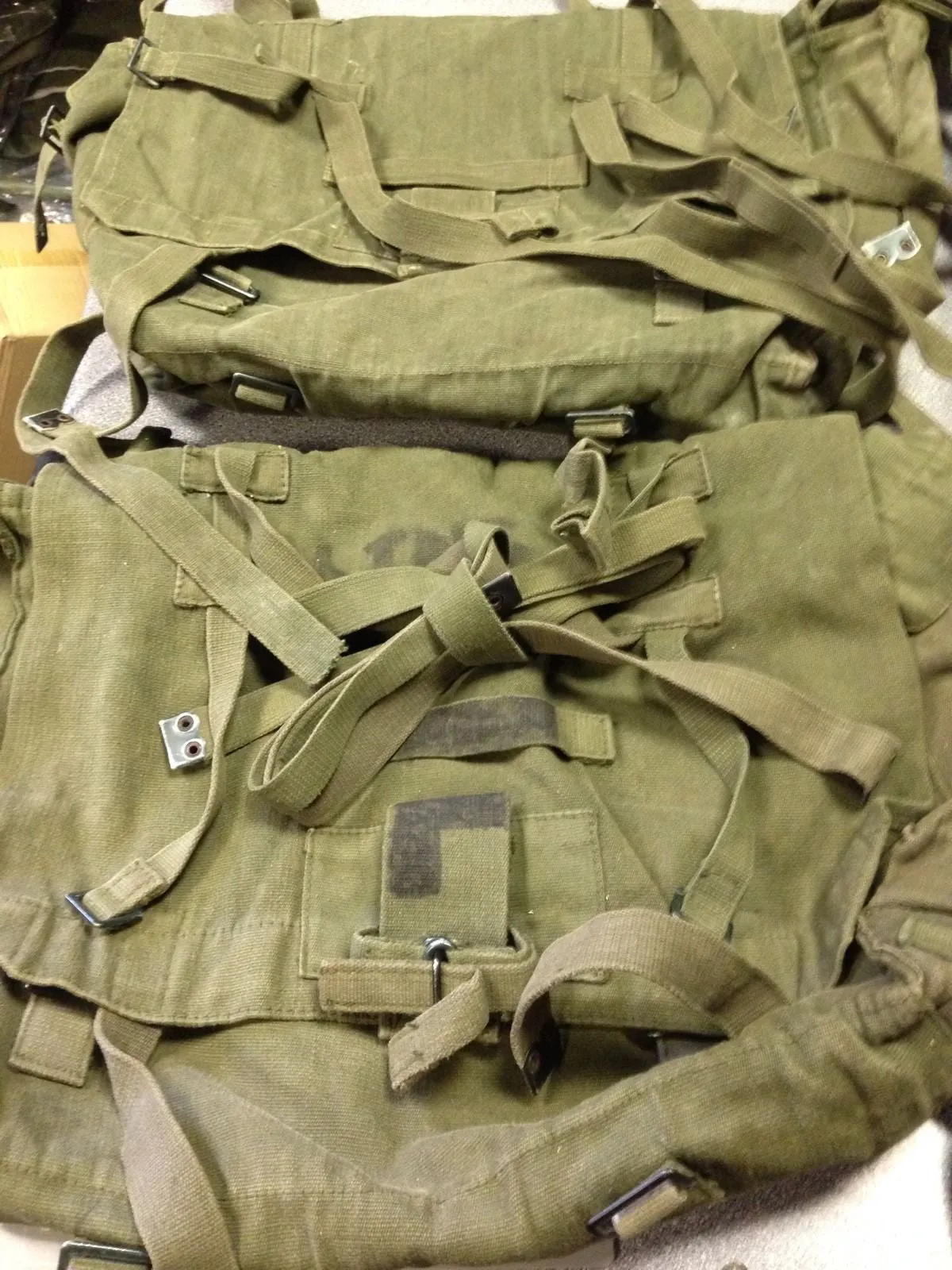 GREEN MOTORCYCLE PANNIERS