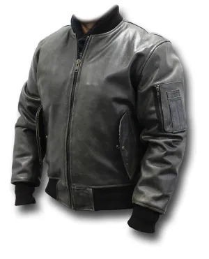 GTH MA1 VINTAGE LEATHER JACKET