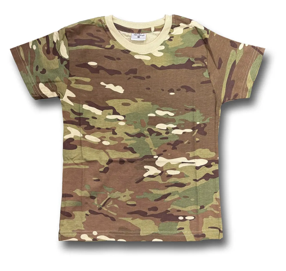 KIDS CAMOUFLAGE T-SHIRT