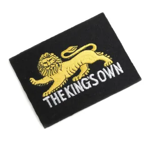 KINGS OWN ROYAL REGIMENT LANCS CLOTH BLAZER BADGE