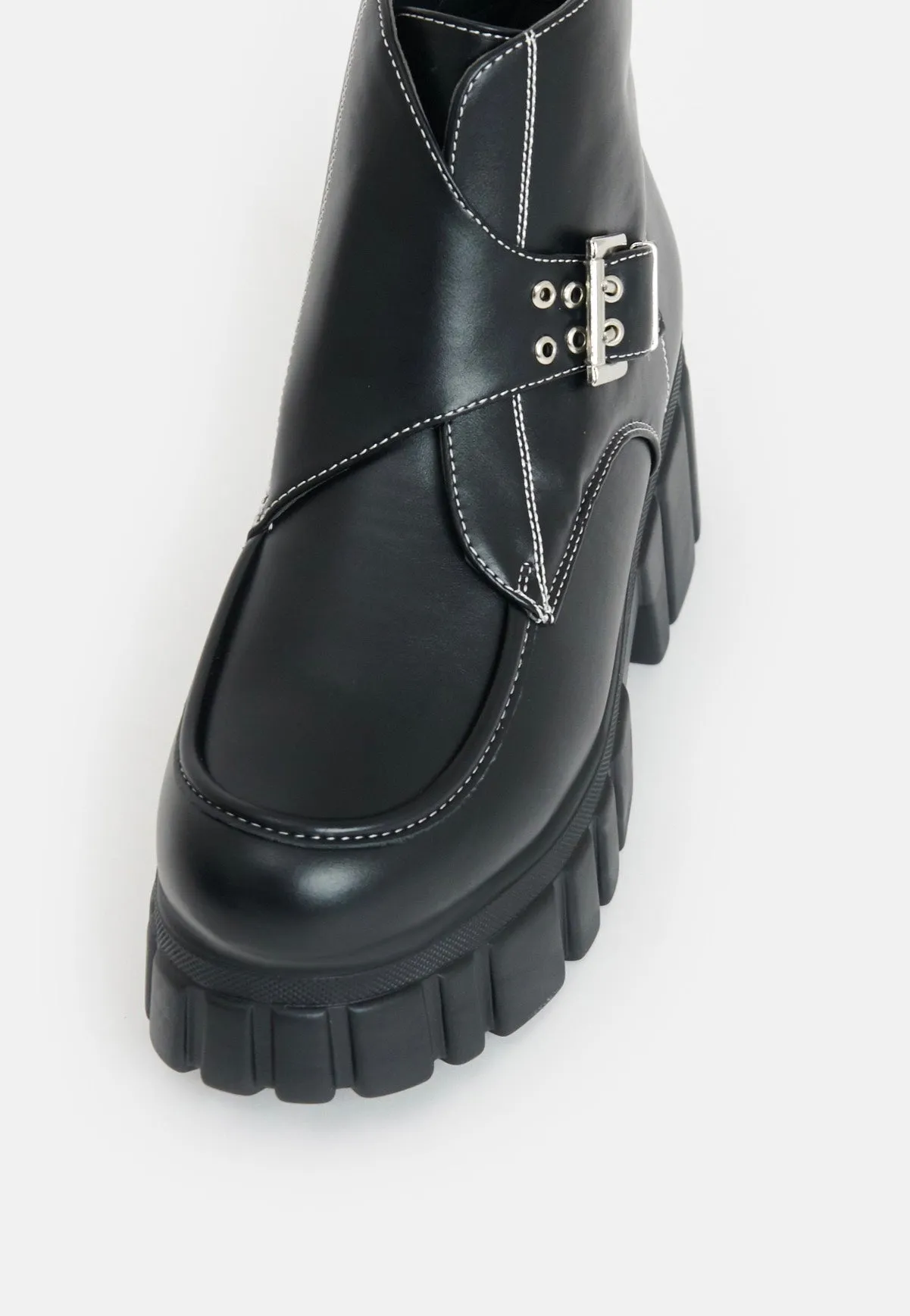 Koi Footwear - Mandoras Buckle Strap Chunky Black - Girl Shoes