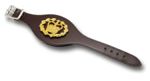 LEATHER STRAP RQMS CROWN & LAUREL