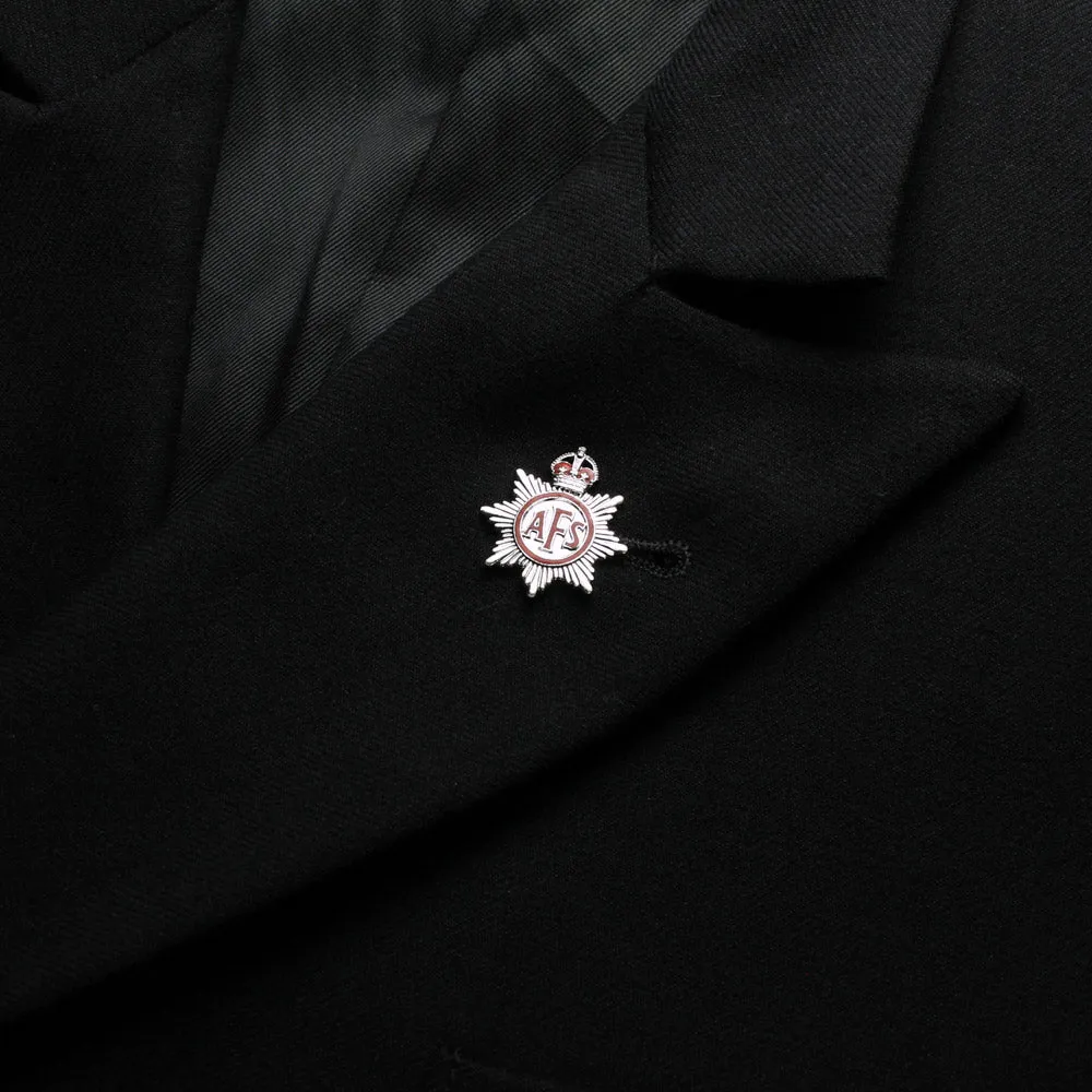 METAL AFS LAPEL BADGE WITH KINGS CROWN