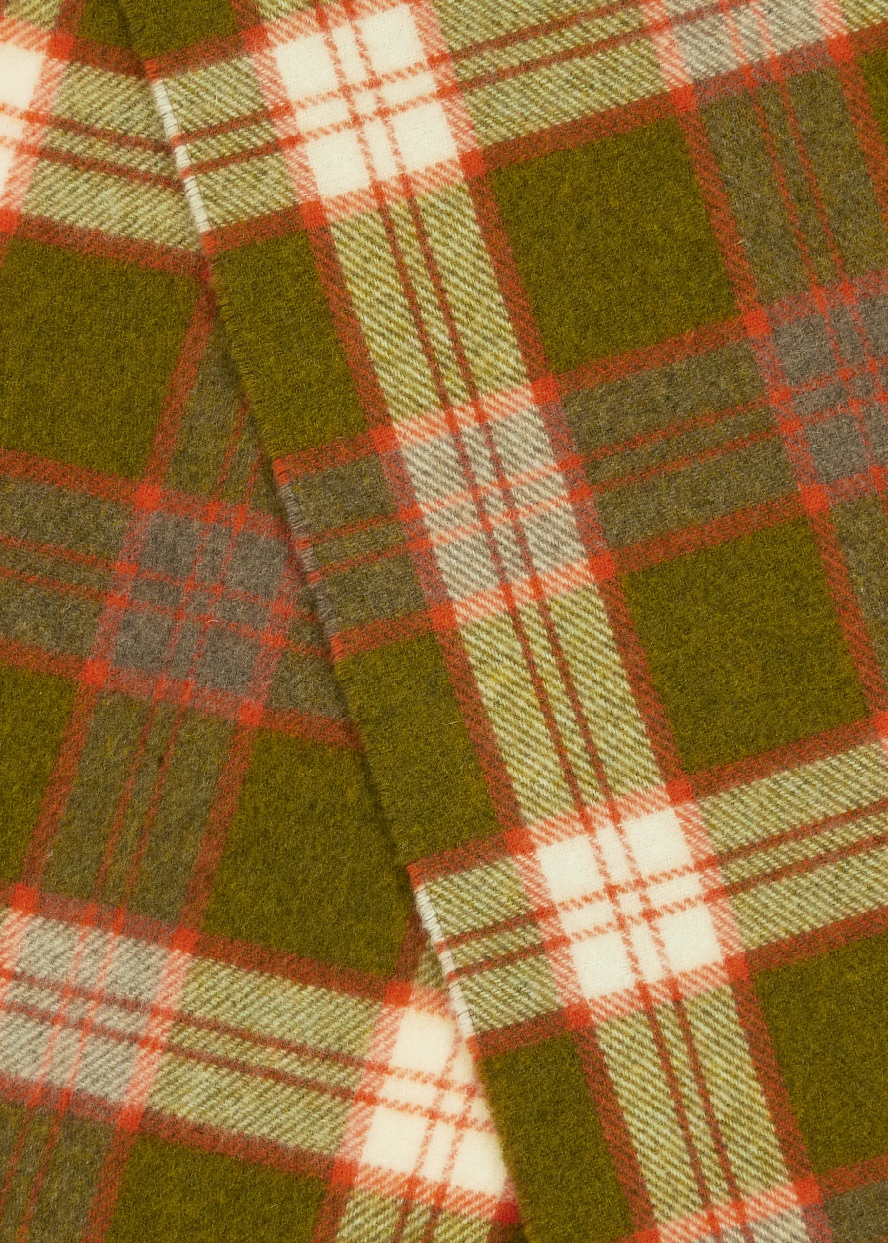 Murray scarf in green tartan check