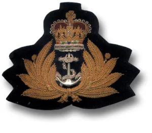 NAVAL OFFICER CAP BADGE