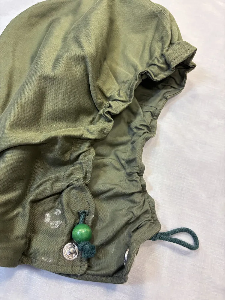 PLAIN GREEN ATTACHABLE HOOD FOR COMBAT SMOCK