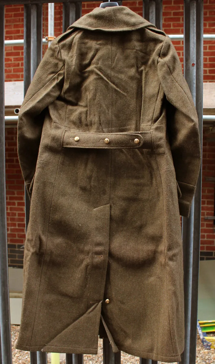 RARE KHAKI GREATCOAT MARINES 1950s