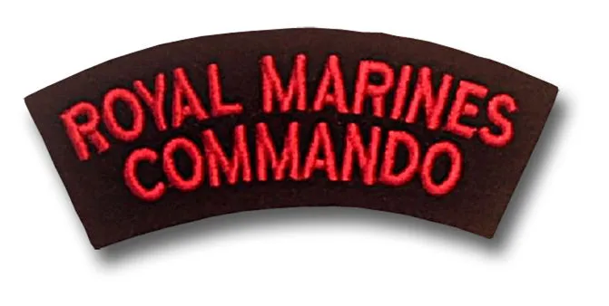ROYAL MARINES COMMANDO SHOULDER BADGE