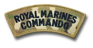 ROYAL MARINES COMMANDO SHOULDER BADGE