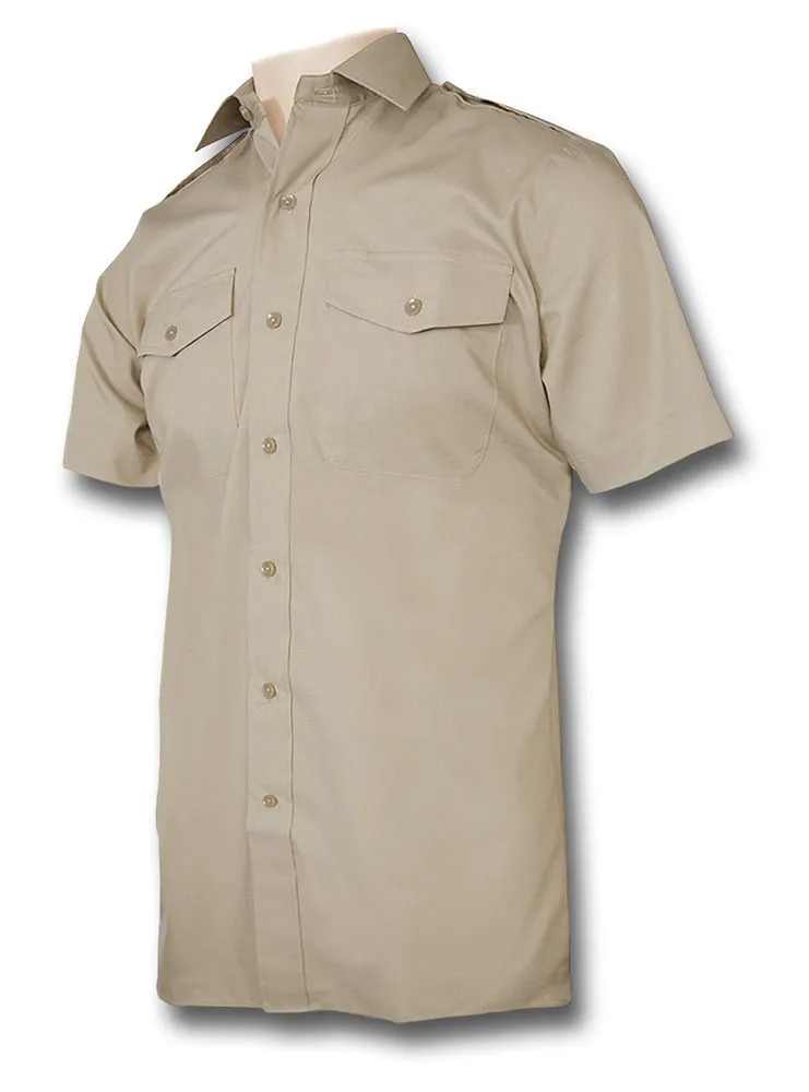 ROYAL MARINES SHORT-SLEEVE TROPICAL STONE SHIRT, USED