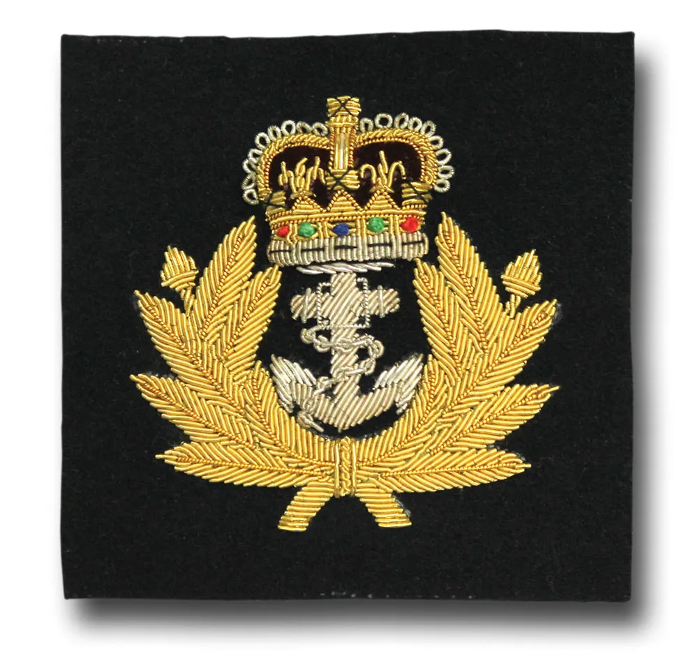 ROYAL NAVY CROWN ANCHOR BADGE