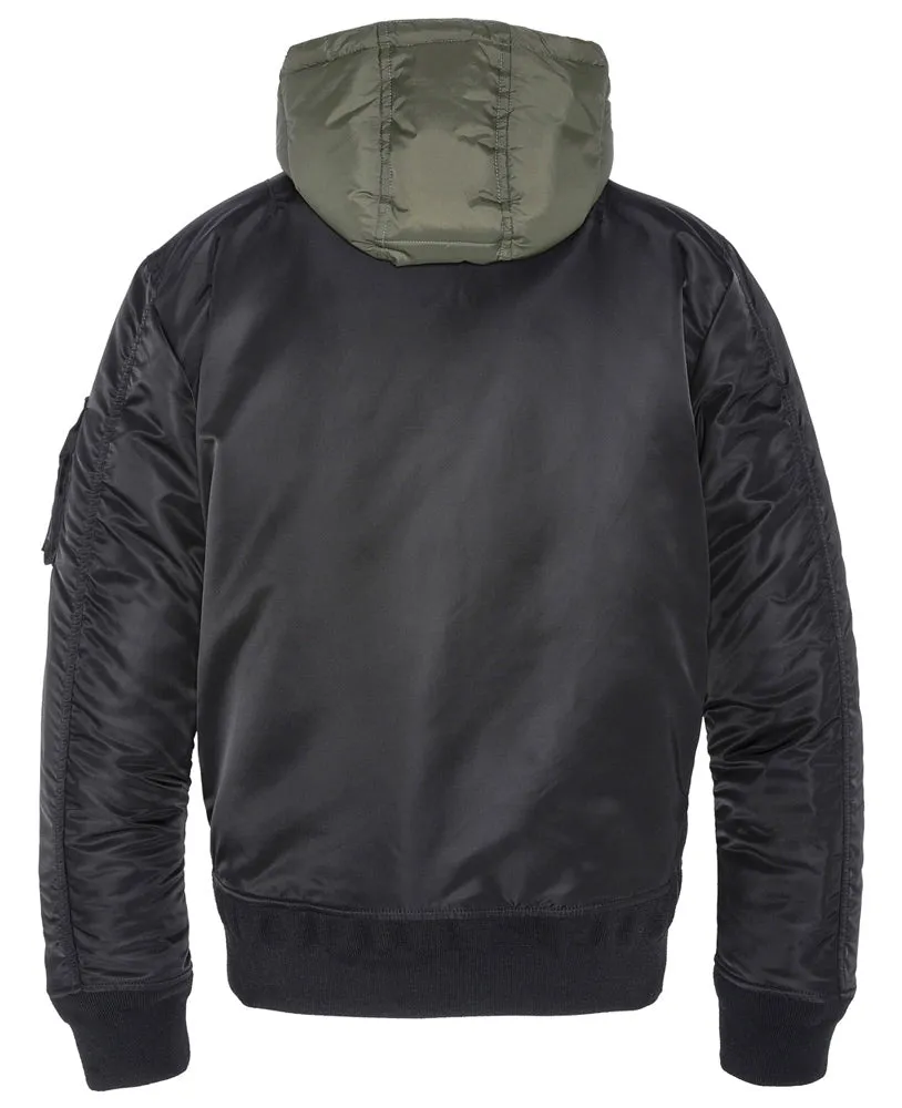 SCHOTT MA1 JACKET MA20RS WITH REMOVEABLE HOOD