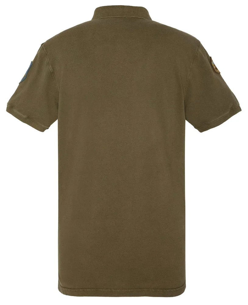 SCHOTT PSCASON ARMY POLO SHIRT
