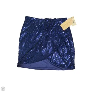 Skirt Mini & Short By Cmc In Blue, Size: M