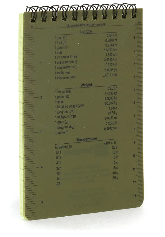SNUGPAK NOTEBOOK 4x6