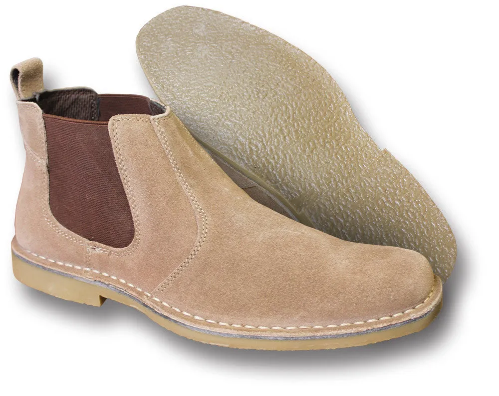 SUEDE CHELSEA BOOTS