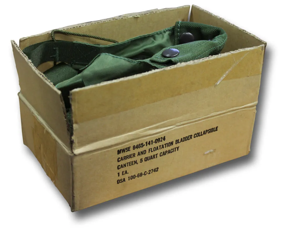VIETNAM ERA WATER CANTEEN AND FLOATATION BLADDER