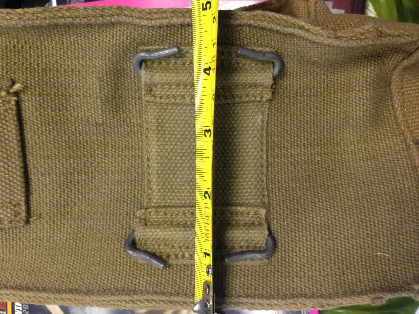 WWII BLACK TOOL PANNIERS STUD