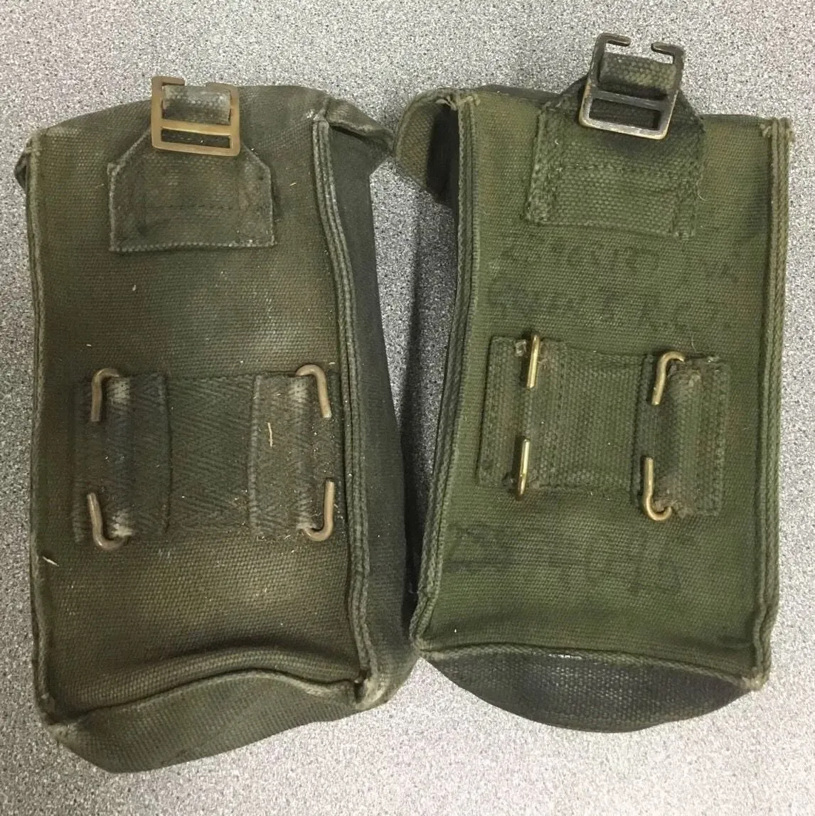 WWII BLACK TOOL PANNIERS STUD
