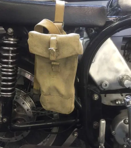 WWII BLACK TOOL PANNIERS STUD