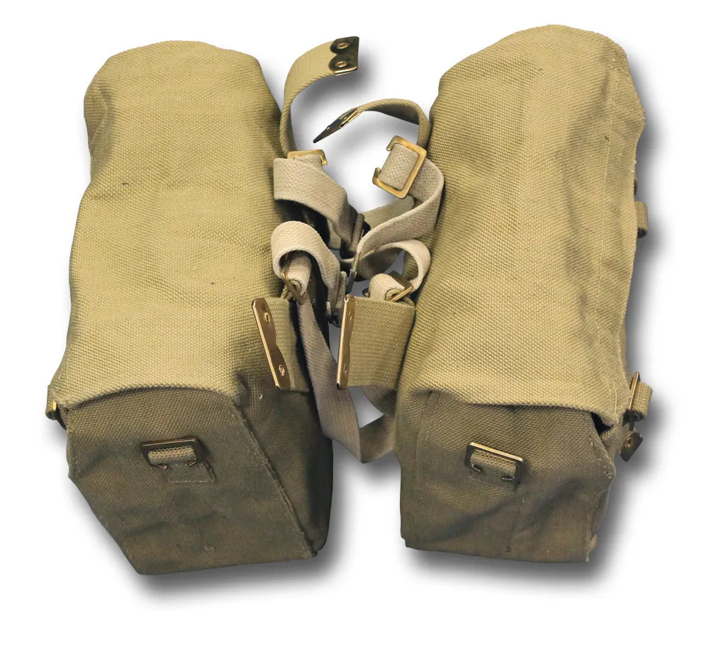 WWII STYLE MOTORCYCLE PANNIERS - MEDIUM