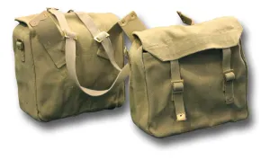 WWII STYLE MOTORCYCLE PANNIERS - MEDIUM