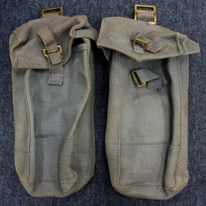 WWII TOOL PANNIERS RAF BLUE